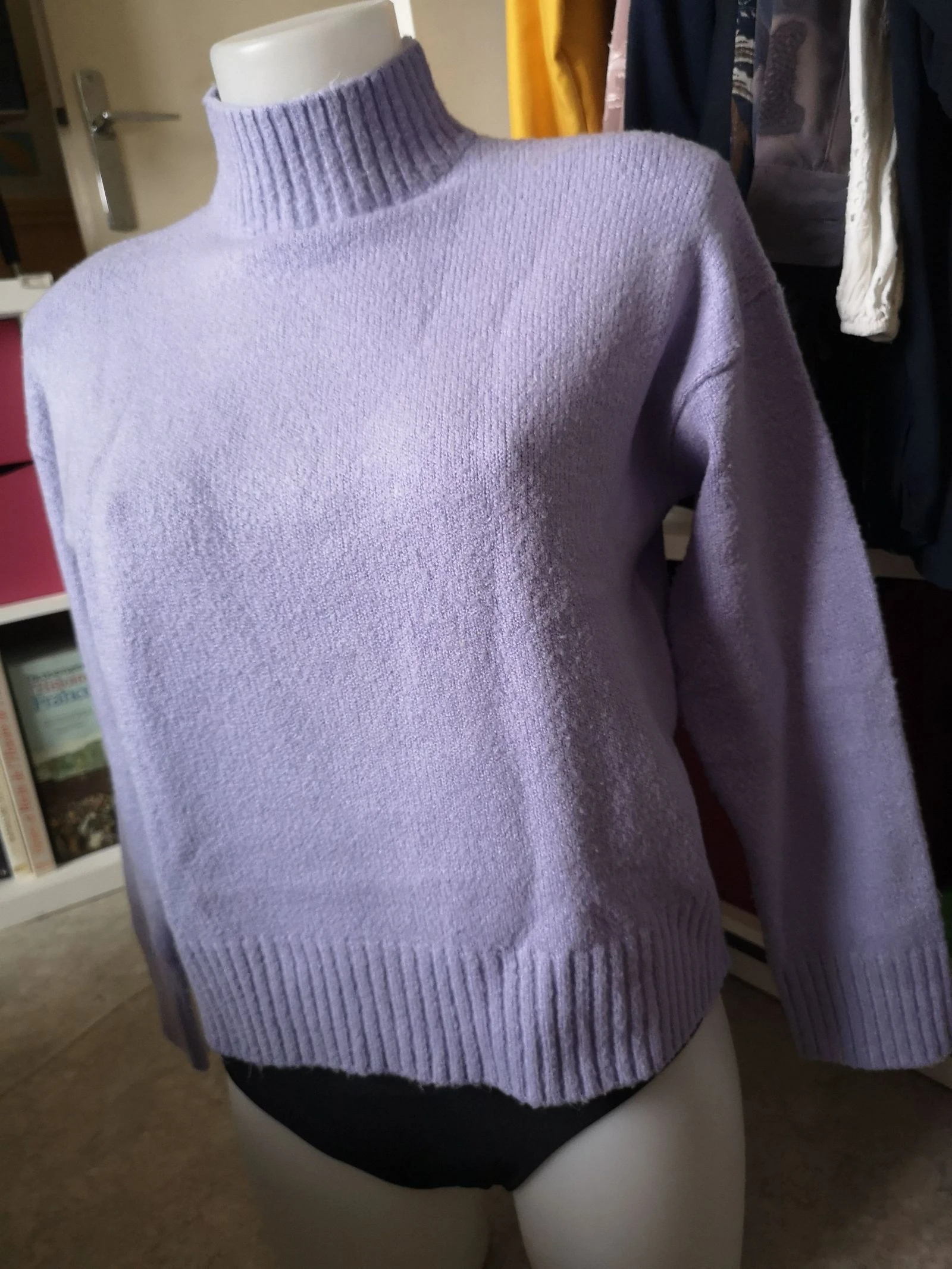 Pull à col montant